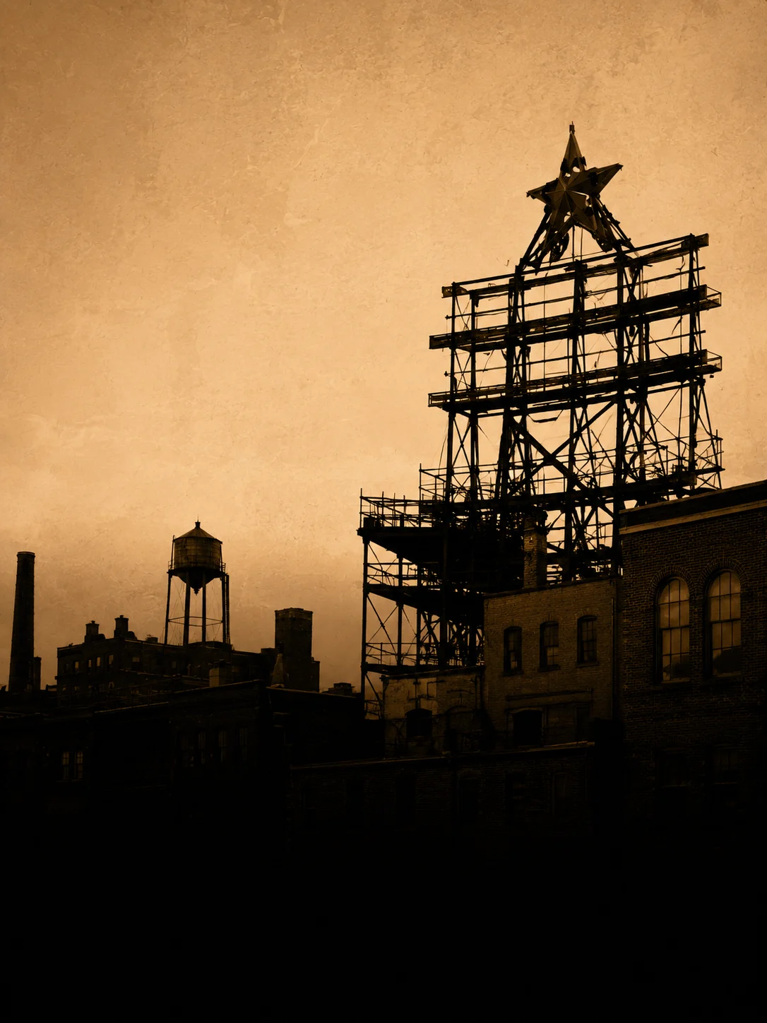 The North Star Blankets rooftop sign, a Minneapolis landmark